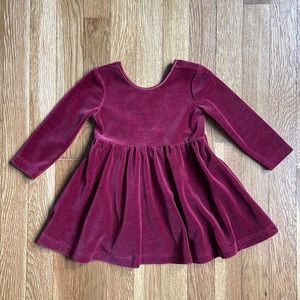 Hanna Anderson velveteen dress 18-24 months
